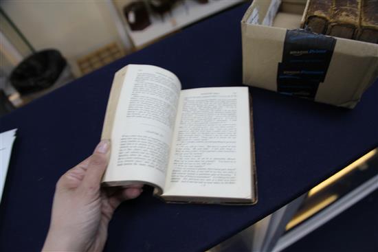 AUSTEN, Jane, Novels by Miss Jane Austen, Richard Bentley, 1833 in three volumes, and one vol. 1837 foxing, chips and one loss to spine